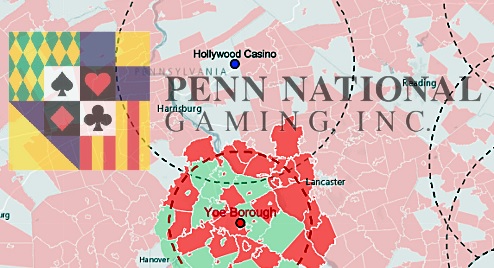 Penn National Gaming Lançará Primeiro Cassino Satélite da Pensilvânia