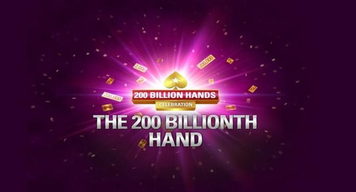 PokerStars Chega a Incrível Marca de 200 Bilhões de Mãos
