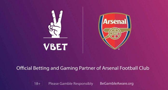 VBET se Torna Parceira Oficial do Arsenal