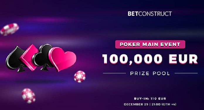 BetConstruct Promoveu Torneio de Poker com Premiação de 100 mil euros