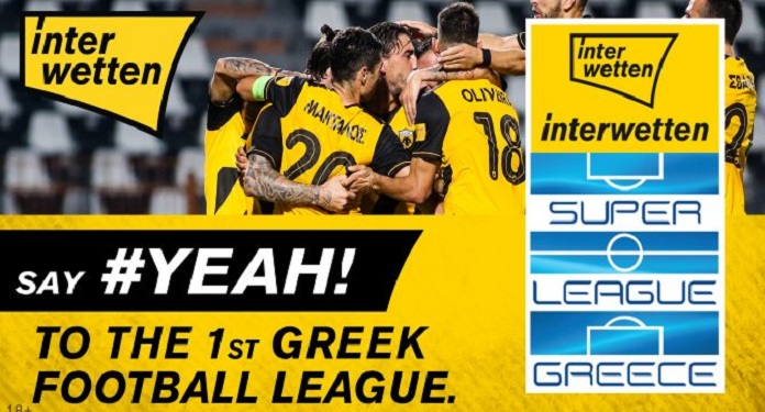 Interwetten É Nomeada Patrocinadora Principal da Super Liga Grega