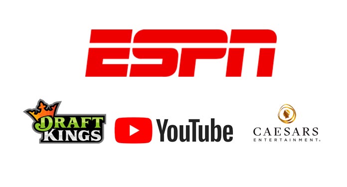 ESPN Hits Sports Betting Content Partnership with Caesars Entertainment,  DraftKings and