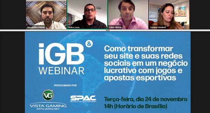 “Regulamentação (de apostas) é preciso para permitir ao Brasil decolar”, afirmou Fábio Tibéria no iGB Webinar