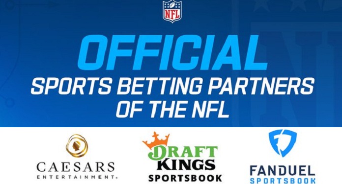 NFL announces its first three sports betting partnerships