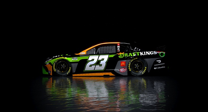 DraftKings becomes first sports betting partner for Nascar's 23XI Racing
