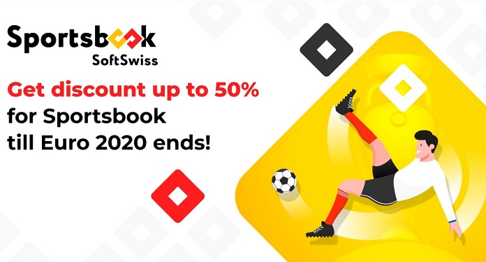SoftSwiss Sportsbook até 50% de desconto na configuração para novos clientes antes do Euro 2020