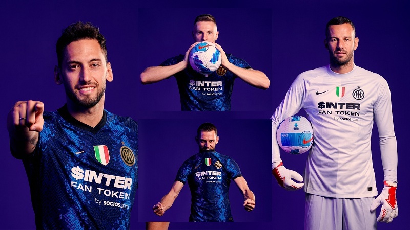 Inter Milan, Italy, announces sponsorship of the Socios.com platform