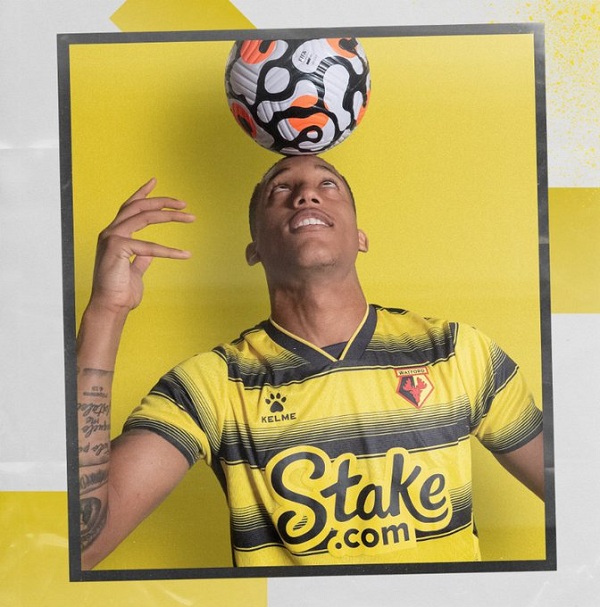 Stake is the new main sponsor of Watford FC, England