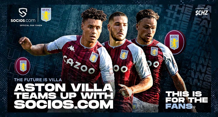 Aston Villa announces launch of Fan Token on Socios platform
