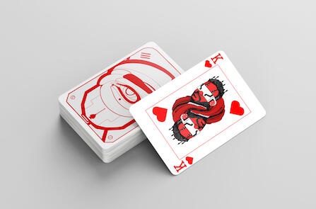 Neymar and PokerStars work to create a unique deck of cards
