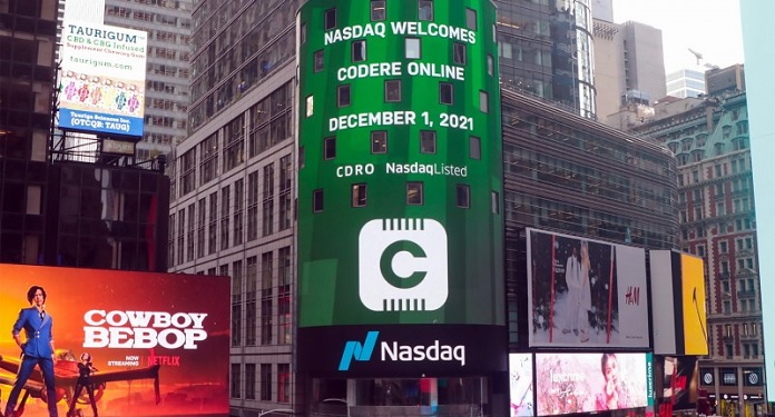 Com evento online, Codere Online estreia oficialmente na Nasdaq