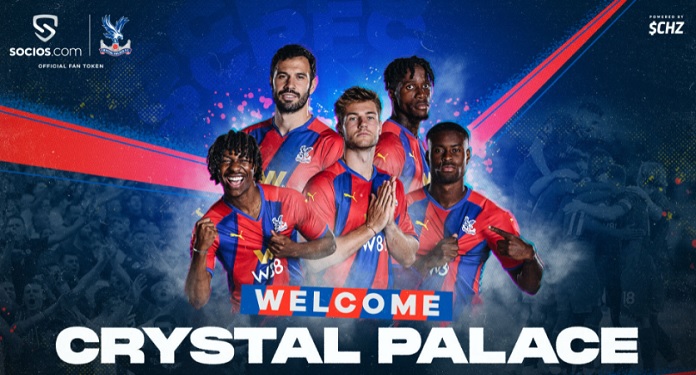 Crystal Palace será o sexto time inglês a lançar Fan Token com a Socios.com