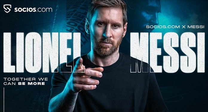 Lionel Messi is the new global ambassador for the Socios.com platform