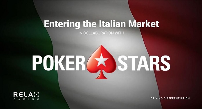Relax Gaming faz parceria com PokerStars para lançamento na Itália