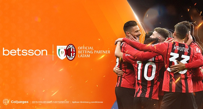 Betsson torna-se parceira oficial do AC Milan no mercado latino-americano