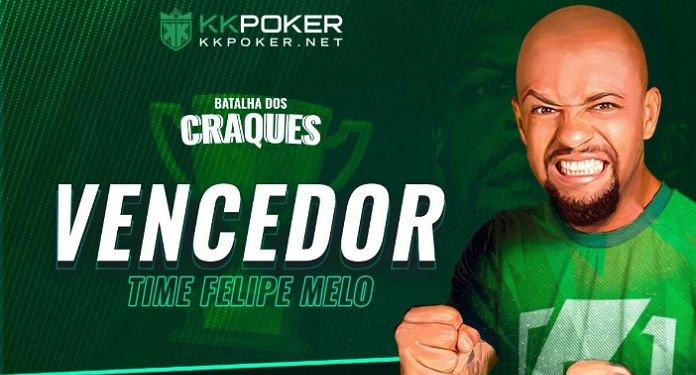 Time Felipe Melo bate Time Rodrigo Caio e ganha a Batalha dos Craques do KKPoker