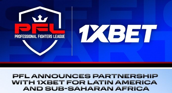 1xBet anuncia parceria de apostas com a Professional Fighters League
