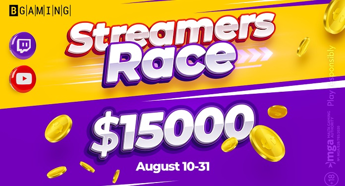 BGaming anuncia competição para streamers com prêmio total de US$ 15.000