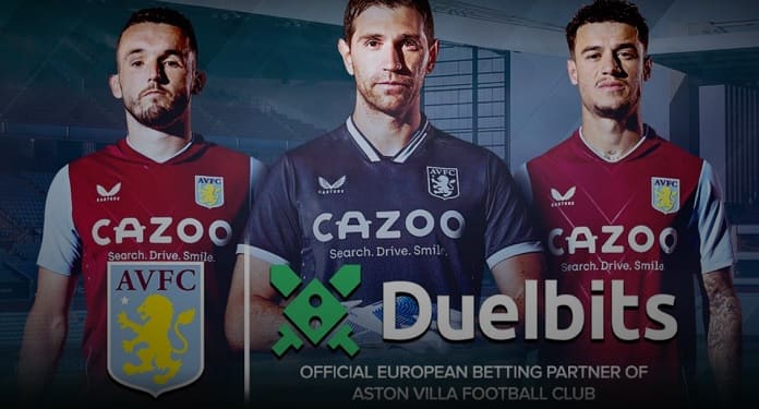 Duelbits é o novo parceiro de apostas do Aston Villa, da Inglaterra
