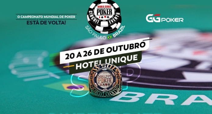 WSOP Circuit Brazil 2022 acontece em outubro no Hotel Unique, em São Paulo