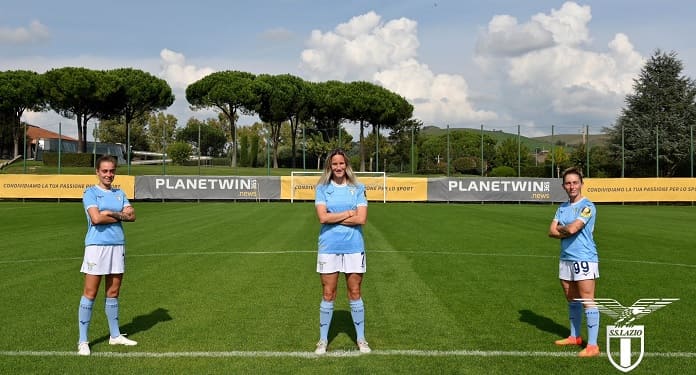 Planetwin365 é a nova patrocinadora da equipe feminina de futebol da Lazio