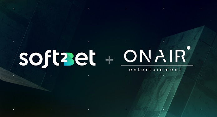 Soft2Bet will integrate OnAir EntertainmentTM live casino offering