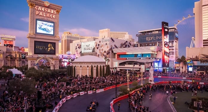 Caesars Palace recebe evento de lançamento do GP de Las Vegas da Fórmula 1