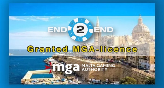 END 2 END garante a licença da Malta Gaming Authority
