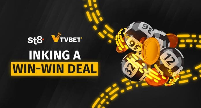 TVBET expands its presence in iGaming through its association with St8