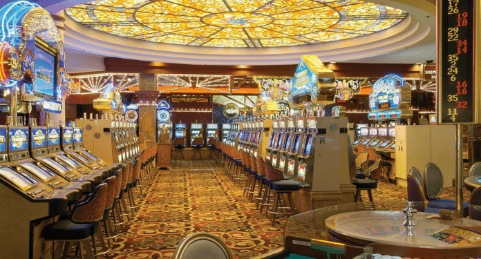 Caesars temporary casino opens in Danville, Virginia.