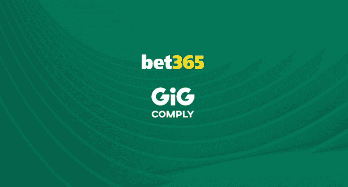Bet365 estende parceria com a GiG Comply (1)
