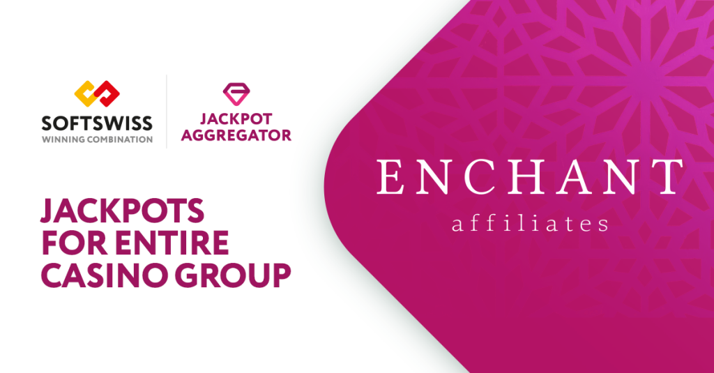 SOFTSWISS Jackpot Aggregator drives growth for Enchant Affiliates.