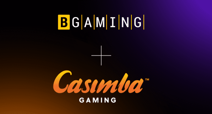 BGaming assina parceria com a Casimba Gaming