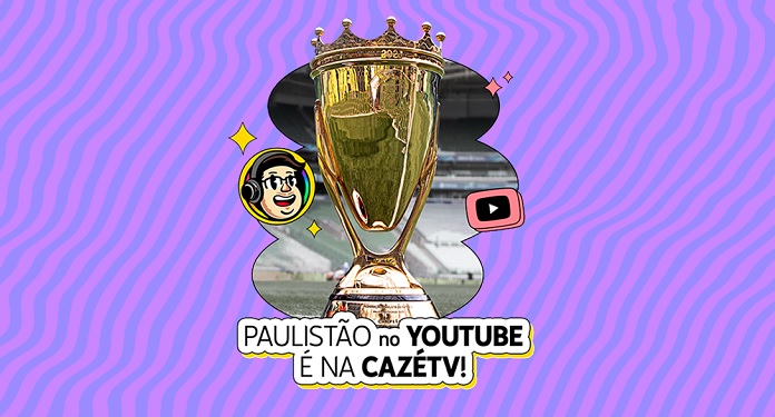 Em parceria com Youtube, CazéTV transmitirá jogos do Campeonato Paulista 2024