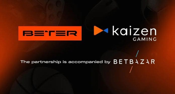 BETER firma nova parceria com Kaizen Gaming BETER firma nova parceria com Kaizen Gaming