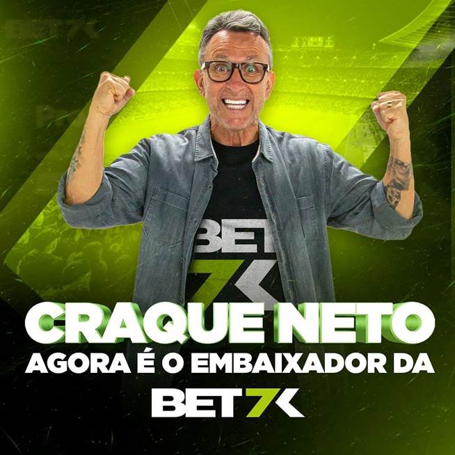 Bet7k anuncia o apresentador e ex-jogador Neto como novo embaixador
