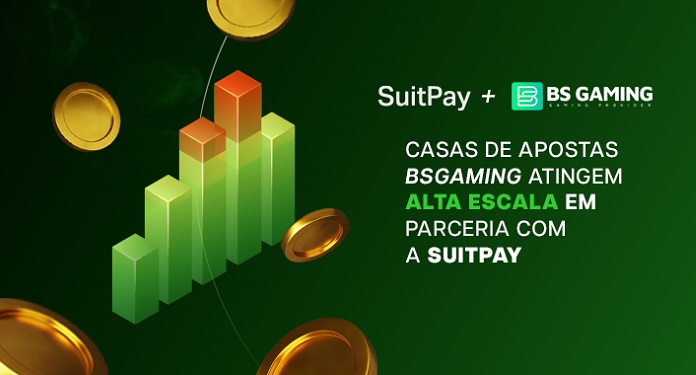 Casas de apostas online desenvolvidas pela BSGaming atingem alta escala em parceria com a Suitpay