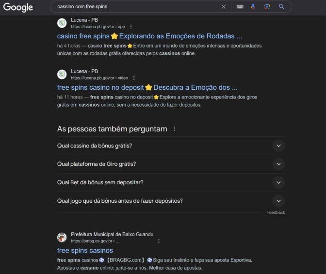 Os perigosos resultados do Google para buscas de iGaming