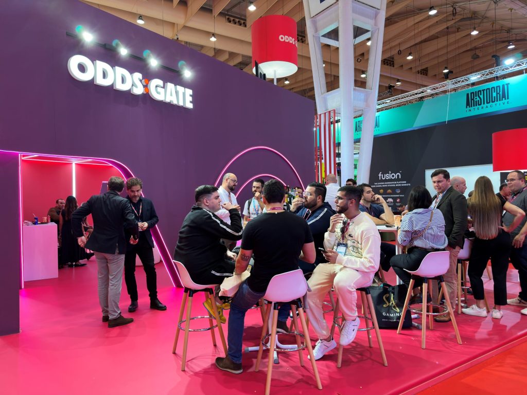 Brands located side by side at SBC Summit Lisboa 2024