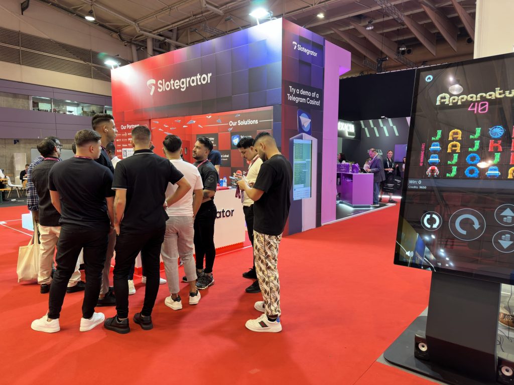 The company was offering a demo of 'Telegram Casino'