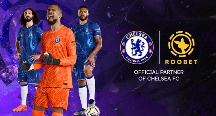 Chelsea-anuncia-Roobet-como-parceira-oficial-de-apostas-na-America-Latina-e-Canada