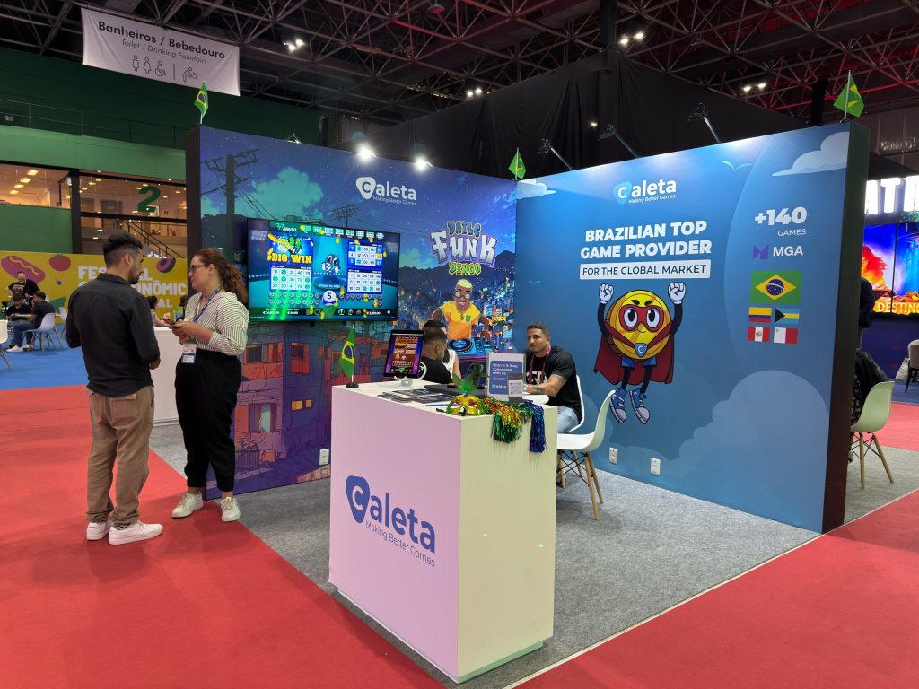 The space presented the message: "making better games"