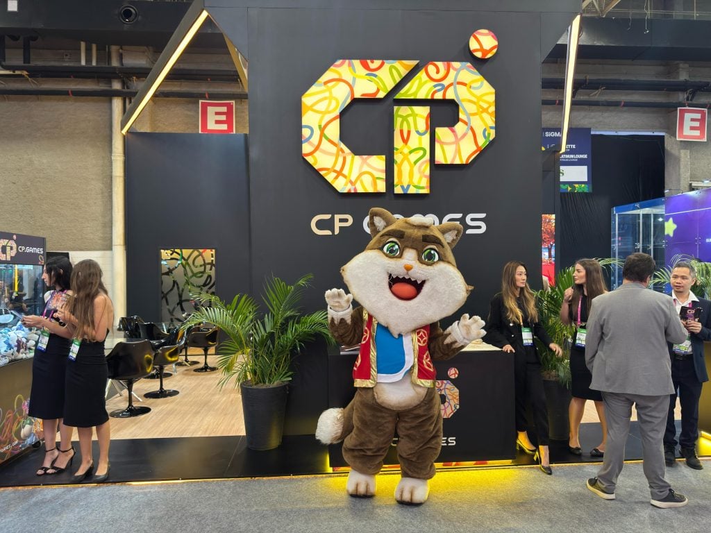CP Games space has a special guest on this opening day