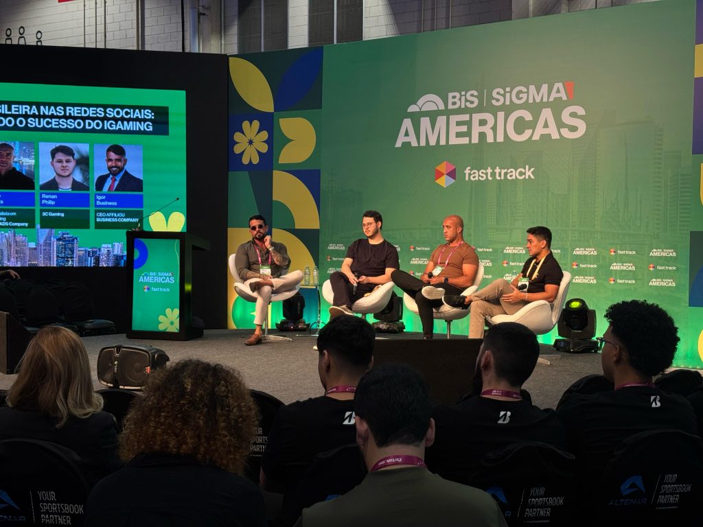 Pedro Feitosa (Founder Feitosa - Digital Education), Bruno Pereira (Marketing Specialist - Bruno Ads Company), Renan Philip (3c Games) and Igor Negócios (CEO AFFILIOU) spoke about networks and iGaming