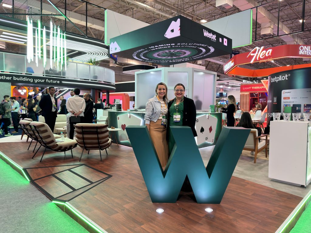 Official company stand during the convention in São Paulo