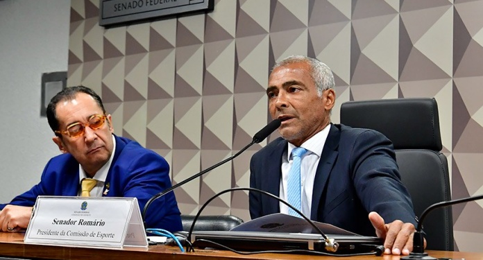 Senators Jorge Kajuru and Romário - Credits: Waldemir Barreto/Senate Agency