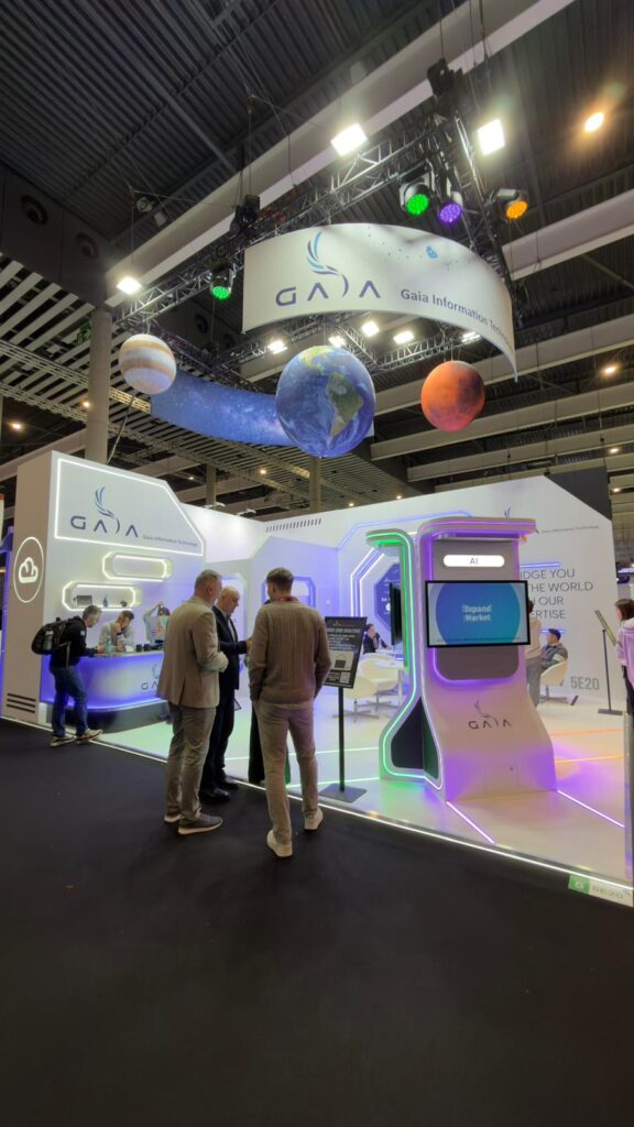 Gaia highlighting its information and technology services