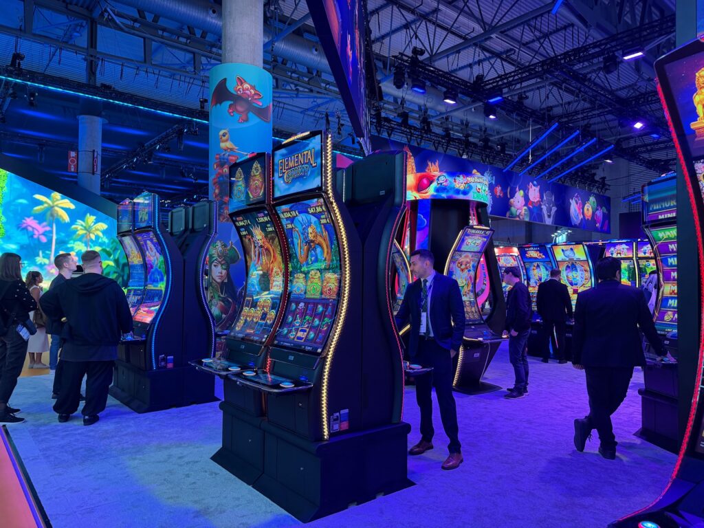 Gaming machines at Fira Barcelona Gran Via 