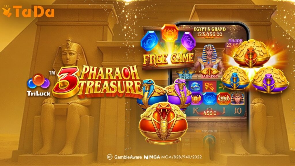 TaDa Gaming presents 3 Pharaoh Treasure slot