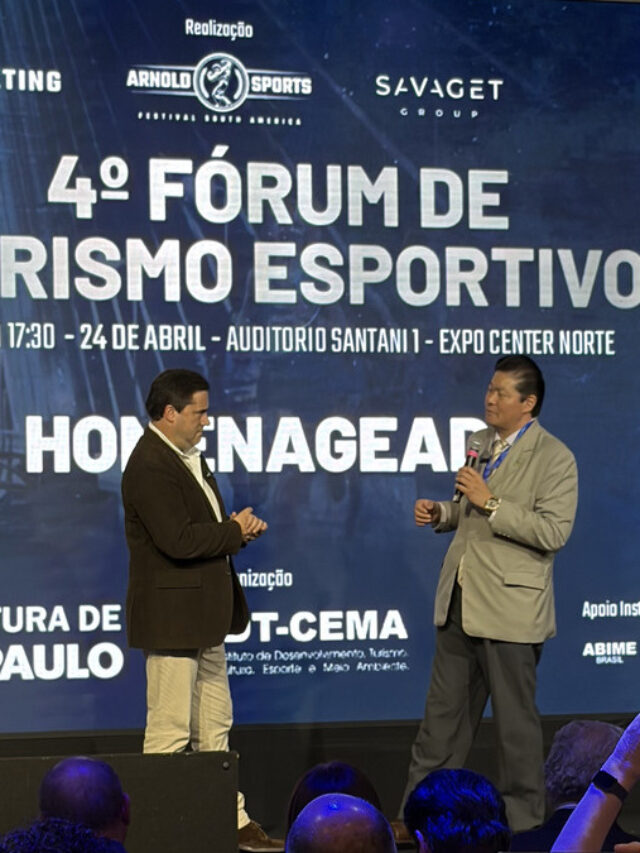 Alessandro Valente, cofundador do BiS SiGMA South America, é homenageado no 4º Fórum de Turismo Esportivo
